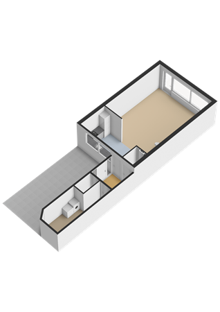 Floorplan - Verdistraat 107, 3752 WK Bunschoten-Spakenburg